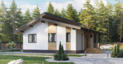 Дом 103 м2, проект «Юрмала», в Заозерье
